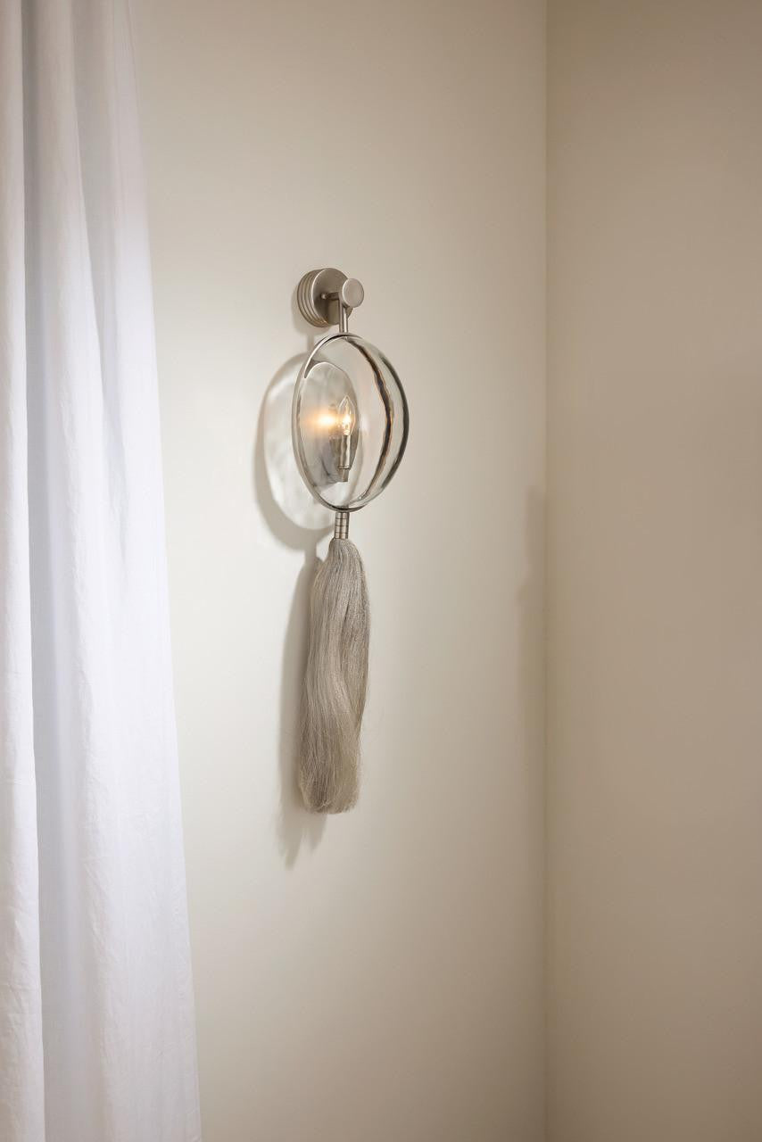 Arteriors Home Aramis Wall Sconce White Bronze lifestyle