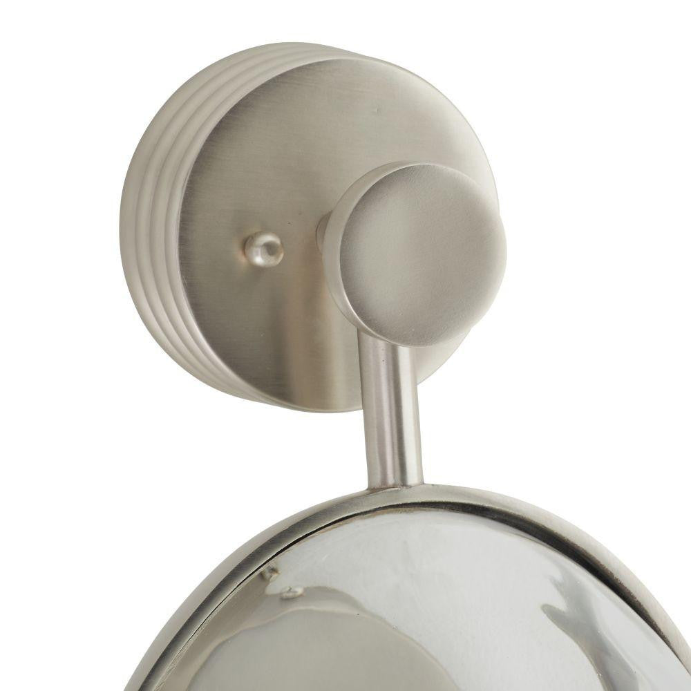 Arteriors Home Aramis Wall Sconce White Bronze detail