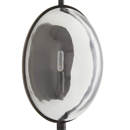 Arteriors Home Aramis Wall Sconce, 1-Light, Bronze, Clear Glass, 37"H (DD42622 3MPN0)