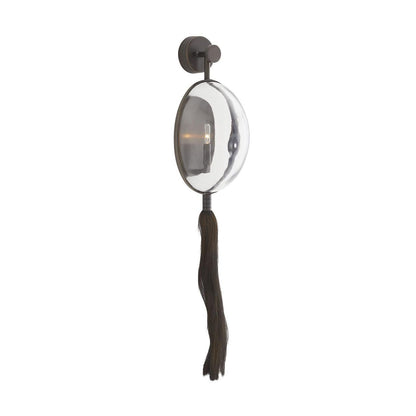 Arteriors Home Aramis Wall Sconce, 1-Light, Bronze, Clear Glass, 37"H (DD42622 3MPN0)