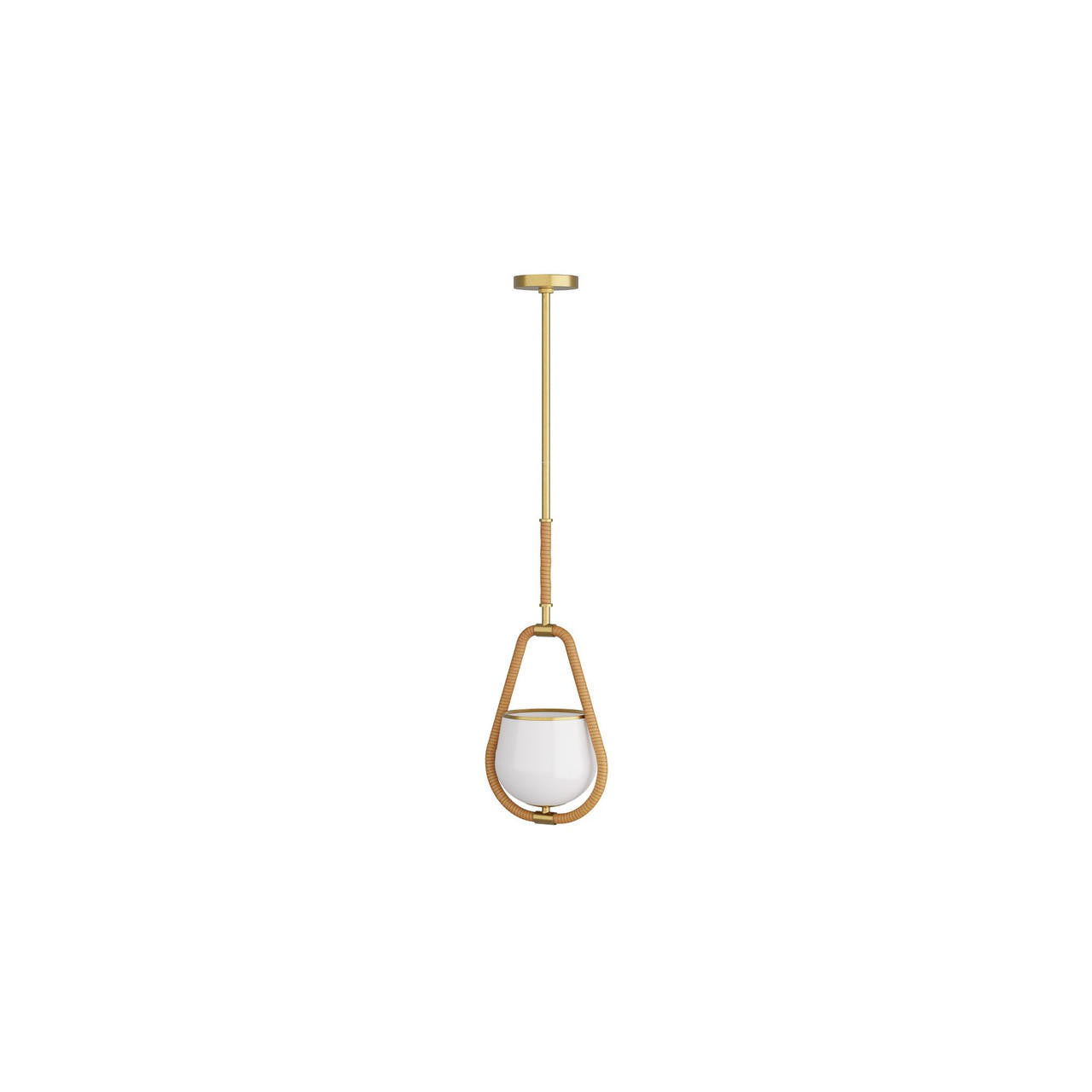 Arteriors Home Arlie Pendant Antique Brass detail