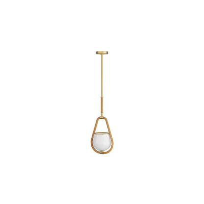 Arteriors Home Arlie Pendant Antique Brass detail