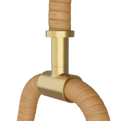 Arteriors Home Arlie Pendant Antique Brass detail