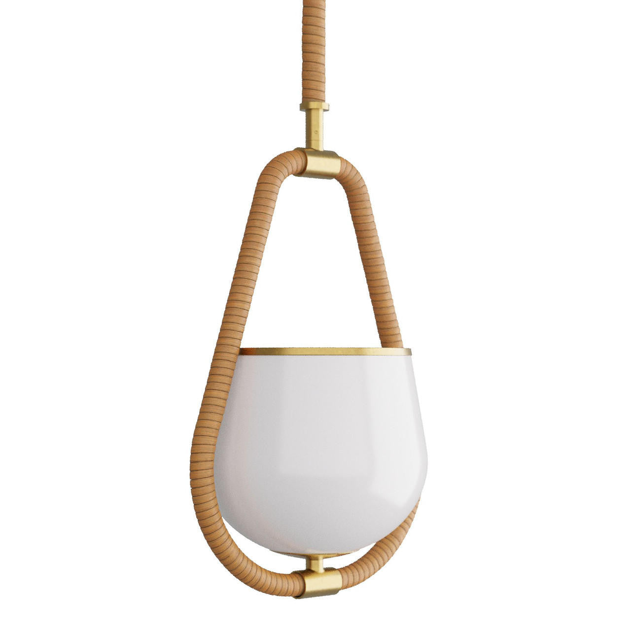 Arteriors Home Arlie Pendant Antique Brass detail