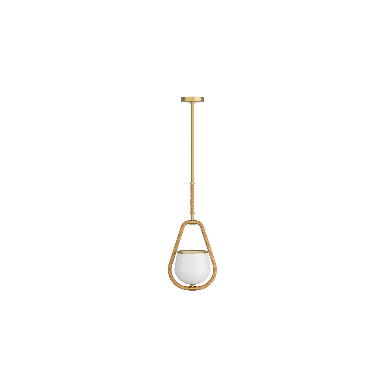 Arteriors Home Arlie Pendant Antique Brass detail