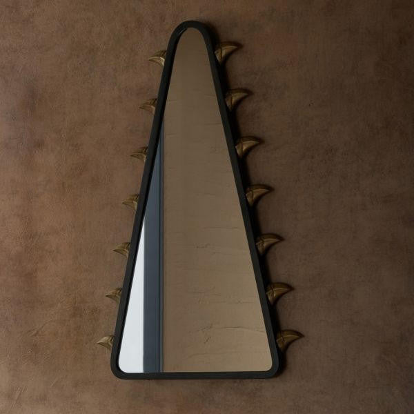 Arteriors Home Arroyo Mirror, Natural Iron, Antique Brass, Plain, 36"H (WMI21 3QPC3)
