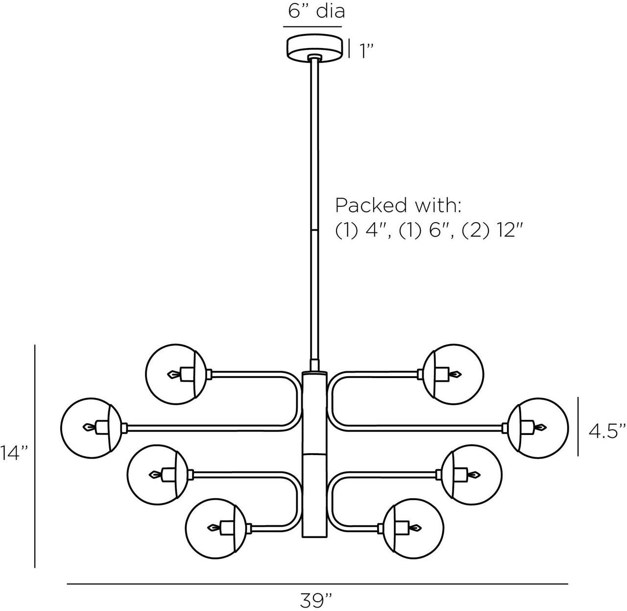 Arteriors Home Baltimore Chandelier