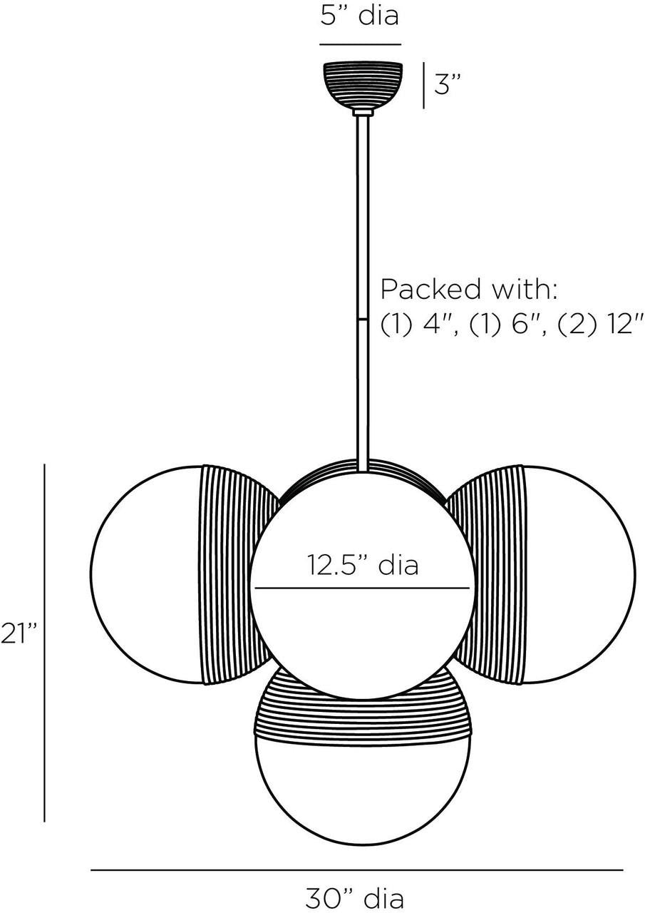 Arteriors Home Baptiste Chandelier