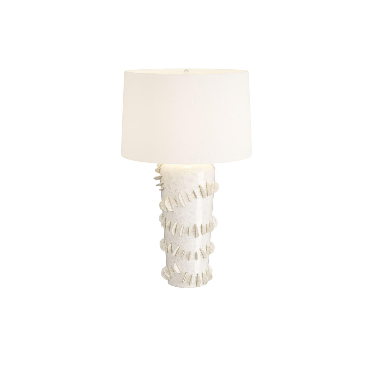 Arteriors Home Beatrix Lamp Ivory Crackle