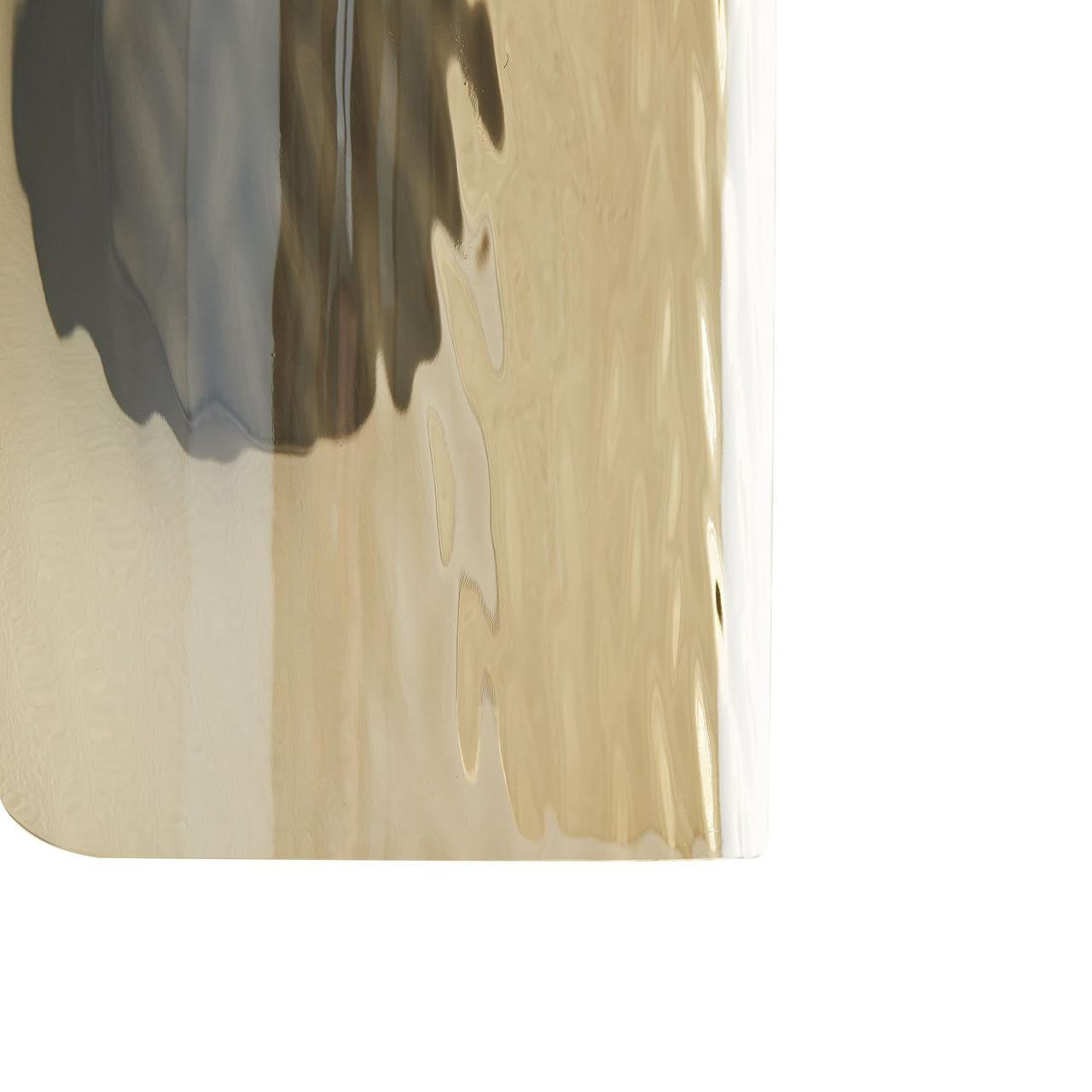 Arteriors Home Bend Wall Sconce, 2-Light, Amber Glass, Blackened Steel, 26"H (DA49016 3MPM5)