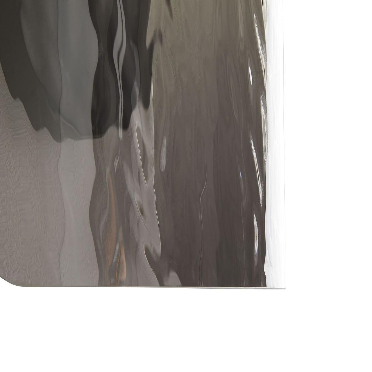 Arteriors Home Bend Wall Sconce, 2-Light, Smoke Glass, Blackened Steel, 26"H (DA49015 3MPM4)