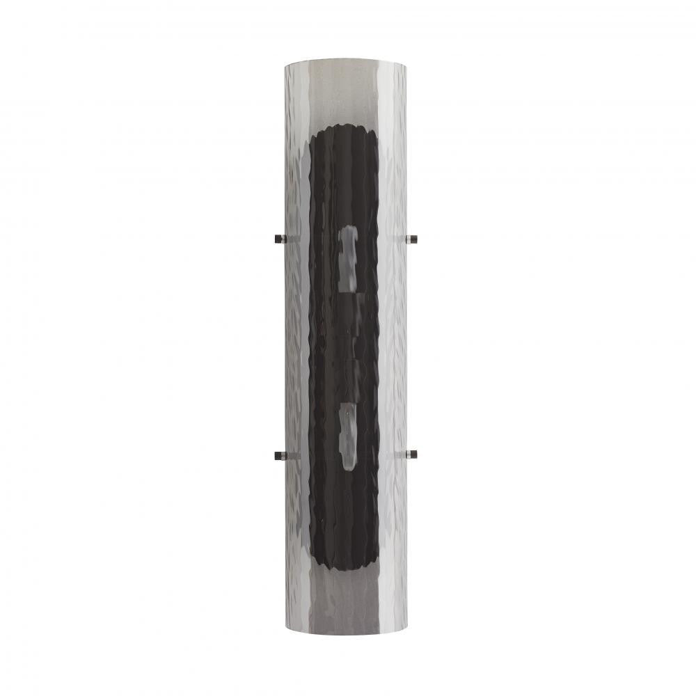 Arteriors Home Bend Wall Sconce Smoke, Blackened Steel
