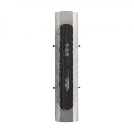 Arteriors Home Bend Wall Sconce Smoke, Blackened Steel