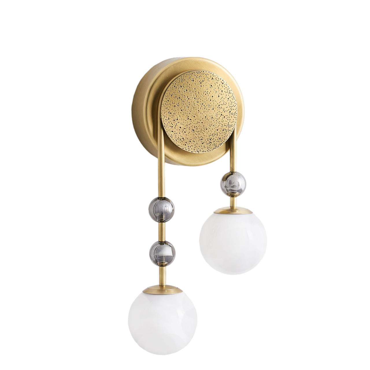 Arteriors Home Beverly Wall Sconce, Left Antique Brass