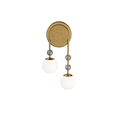 Arteriors Home Beverly Wall Sconce, Right Antique Brass