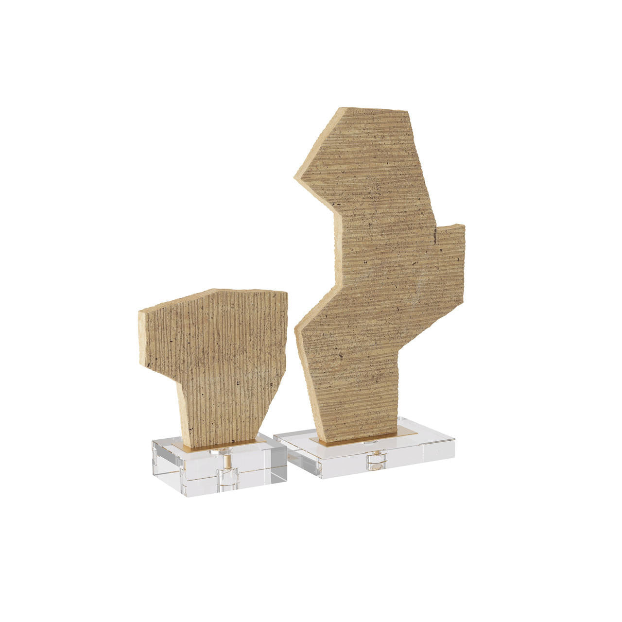 Arteriors Home Bianchi Sculptures, Set of 2 Sand