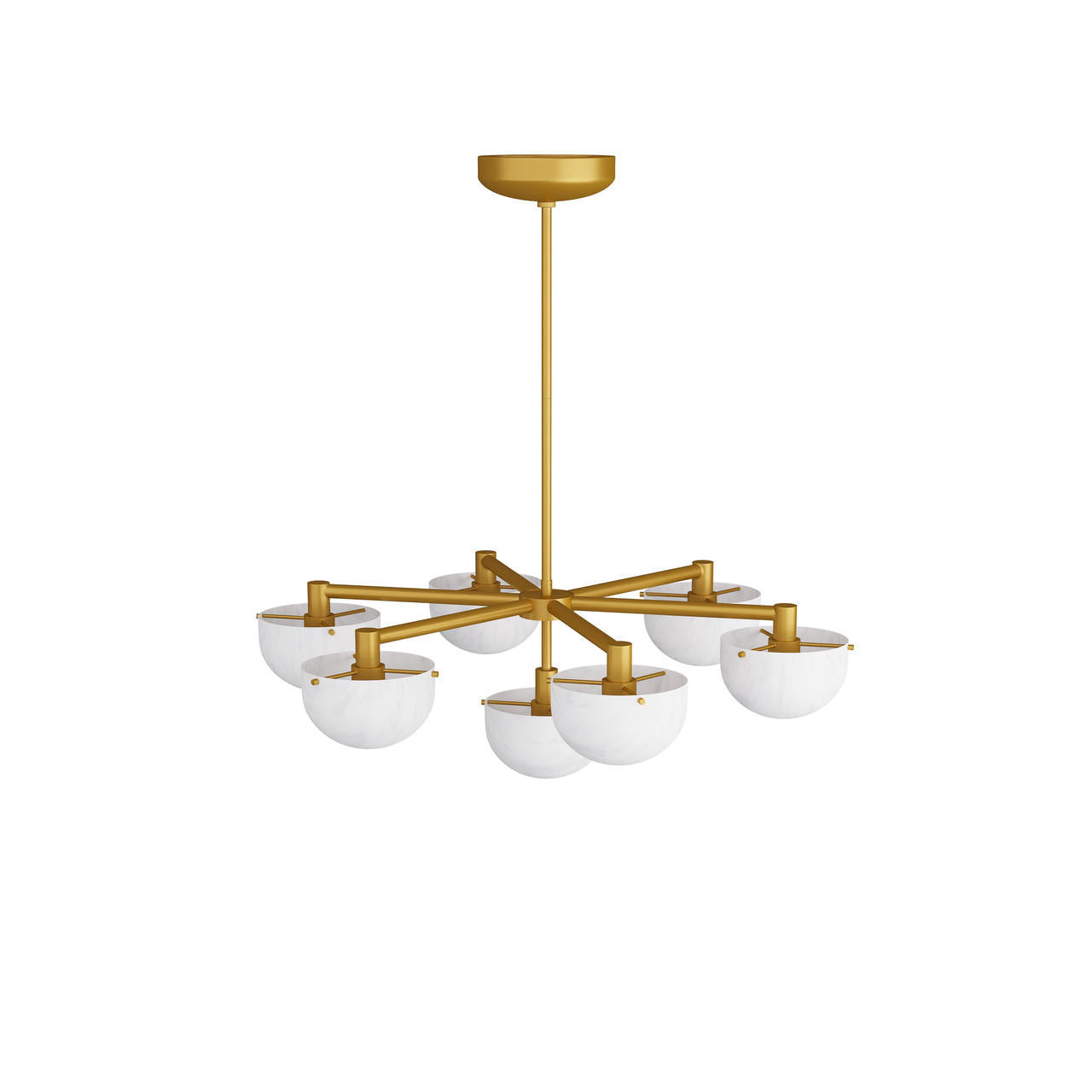 Arteriors Home Boite Chandelier Antique Brass