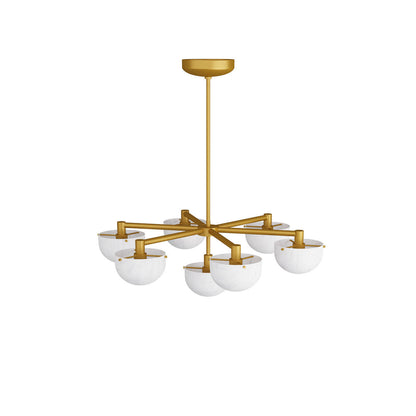 Arteriors Home Boite Chandelier Antique Brass
