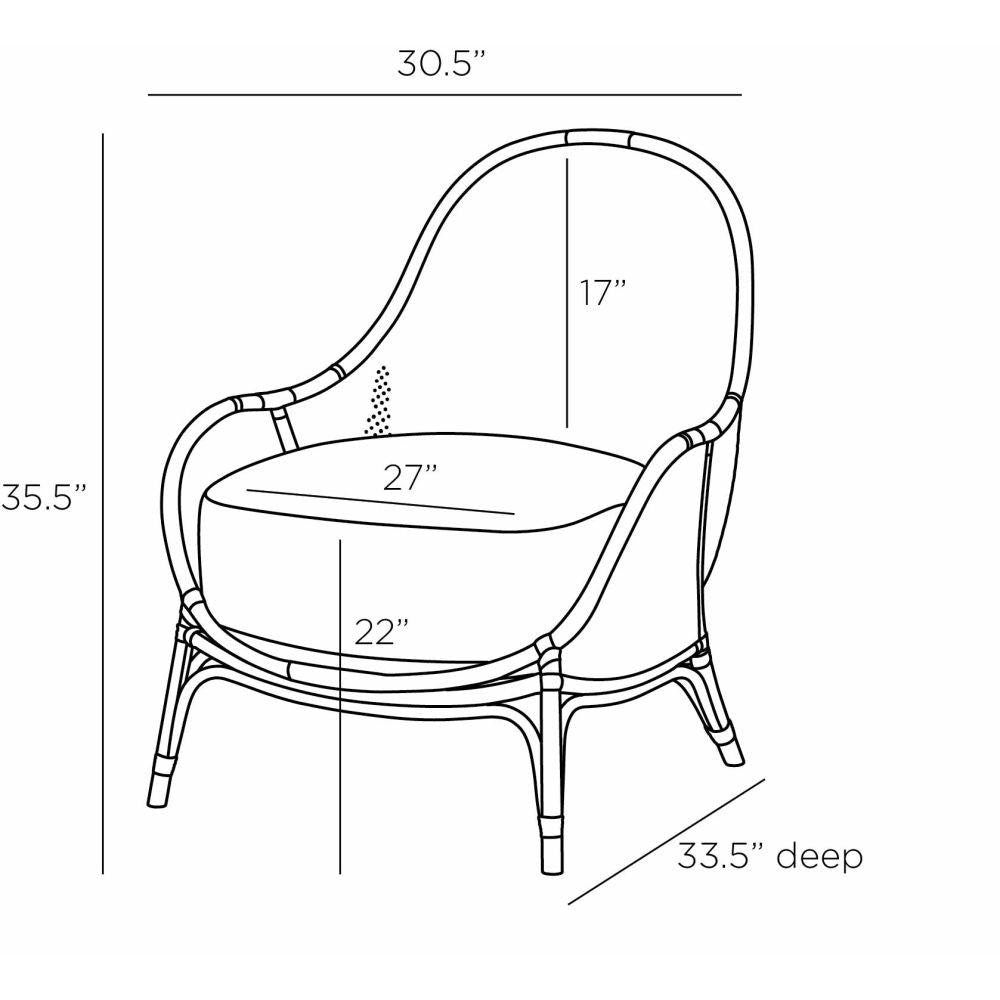 Arteriors Home Bonnie Lounge Chair