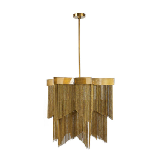 Arteriors Home Bridget Chandelier Vintage Brass