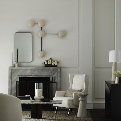 Arteriors Home Budelli Wing Chair, Cloud Boucle, 41"H (8155 3MTJ4)