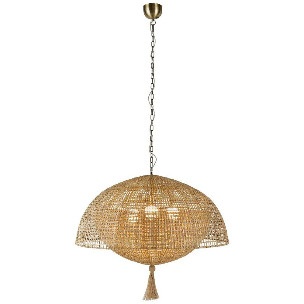 Arteriors Home Cabana Pendant Natural Rattan