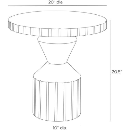 Arteriors Home Calypso End Table