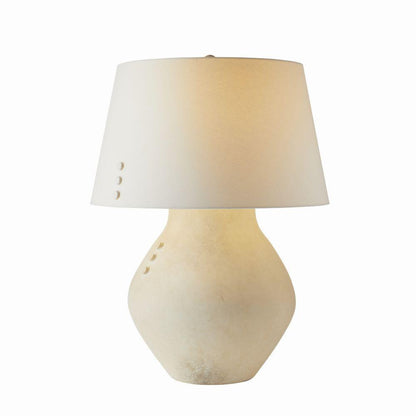 Arteriors Home Casablanca Table Lamp Egg Shell, Terracotta