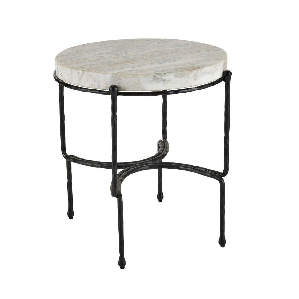 Arteriors Home Cedrick End Table Blackened Iron