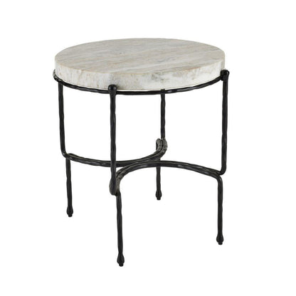 Arteriors Home Cedrick End Table Blackened Iron