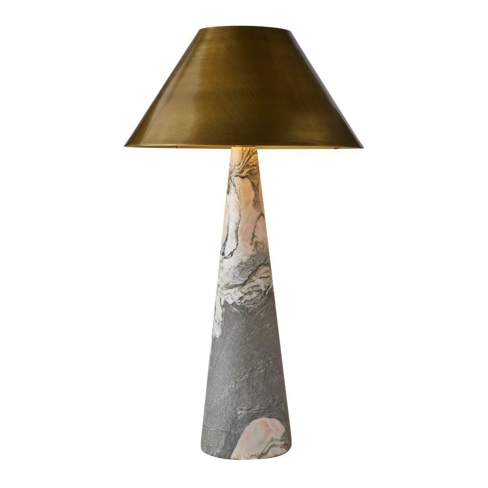 Arteriors Home Chanel Table Lamp Calacatta Viola, Marble
