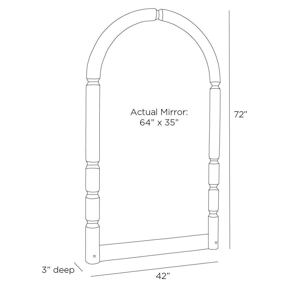 Arteriors Home Charleston Floor Mirror