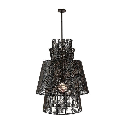 Arteriors Home Chester Pendant Dark Gray Wash