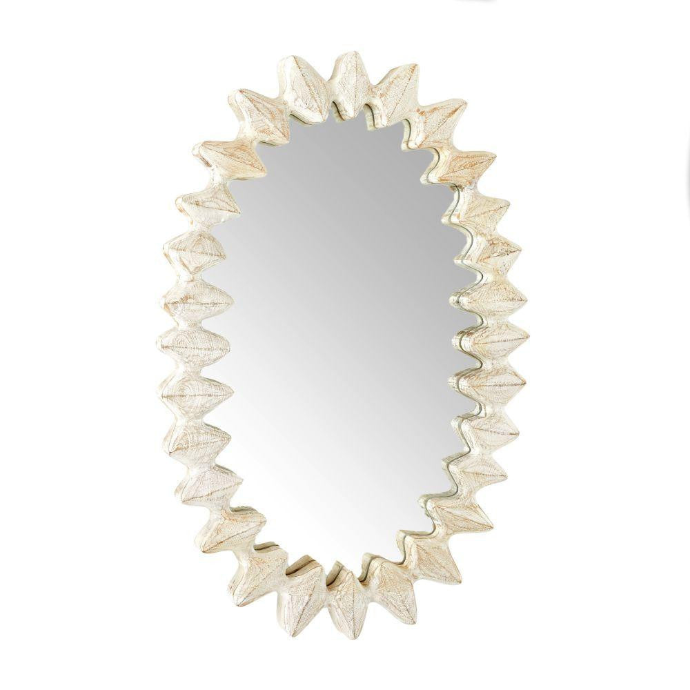 Arteriors Home Cicada Mirror Sandblasted Whitewash