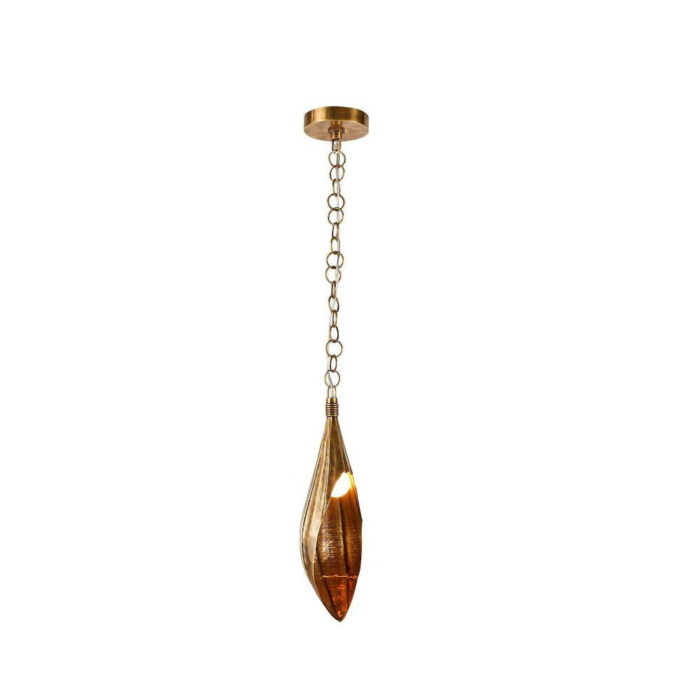Arteriors Home Clayton Pendant Vintage Brass