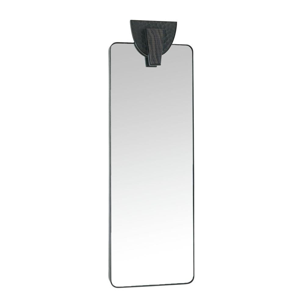 Arteriors Home Copperhead Floor Mirror Blackened Iron