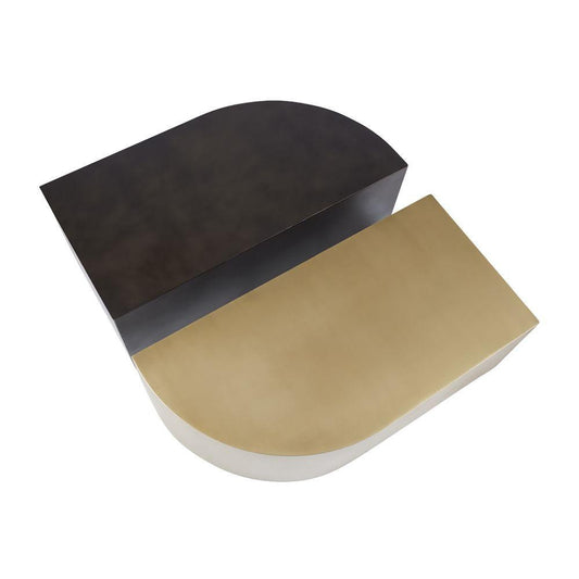 Arteriors Home Cortez Cocktail Table Antique Brass