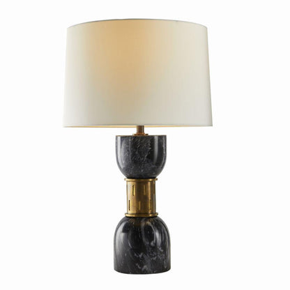Arteriors Home Dalton Table Lamp Black, Marble