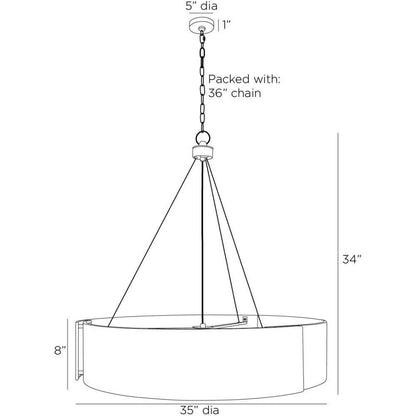 Arteriors Home Dante Medium Chandelier