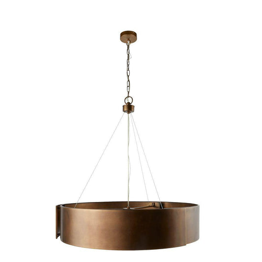 Arteriors Home Dante Medium Chandelier Antique Brass