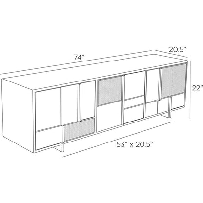 Arteriors Home Demi Credenza