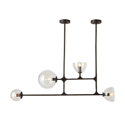 Arteriors Home Dillon Linear Chandelier English Bronze