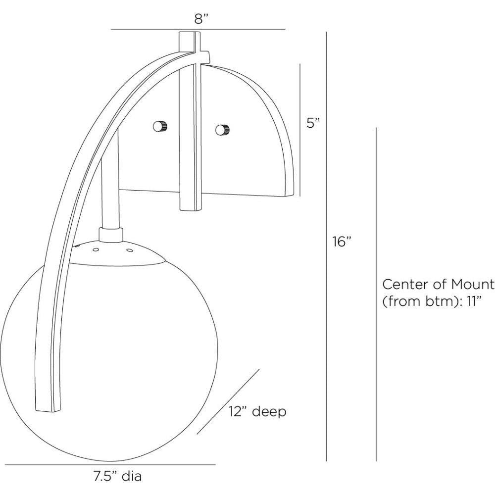 Arteriors Home Dipper Sconce