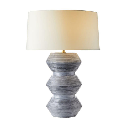 Arteriors Home Drifter Table Lamp Haze Blue Reactive Glaze, Ceramic