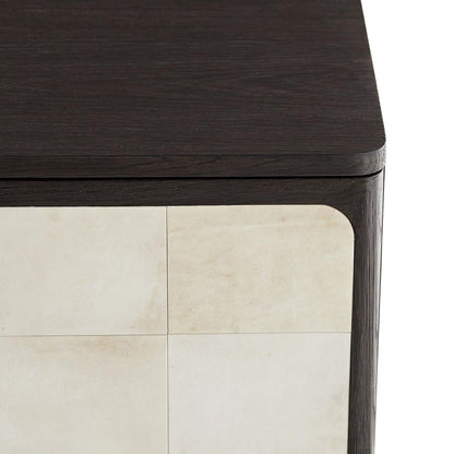 Arteriors Home Edison Credenza, Ivory, Antique Brass, Vellum, 78"W (4883 3MMNJ)
