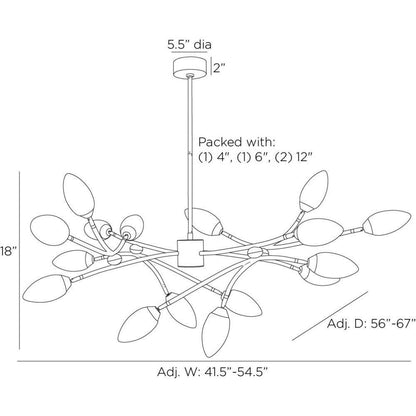Arteriors Home Ember Chandelier