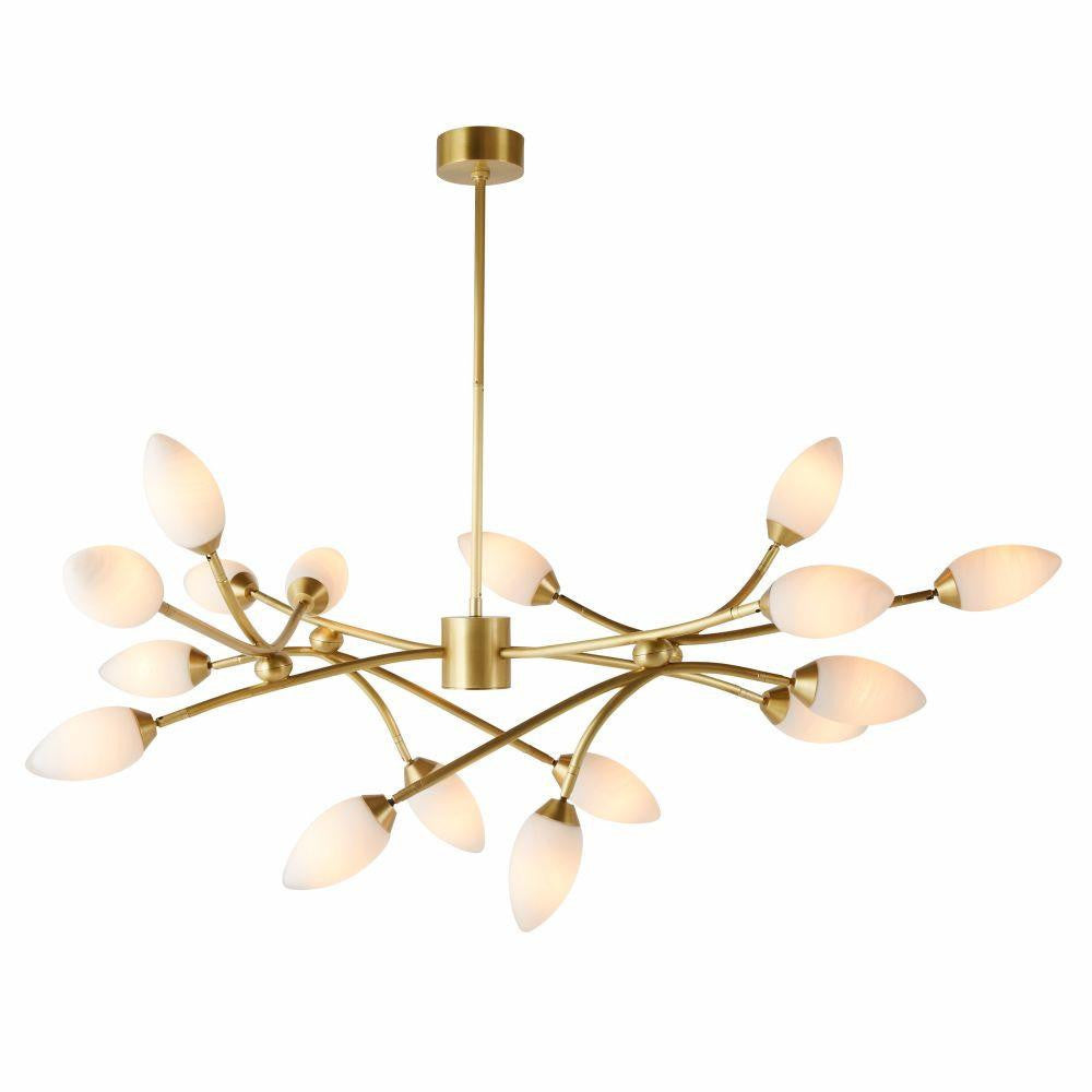 Arteriors Home Ember Chandelier Antique Brass
