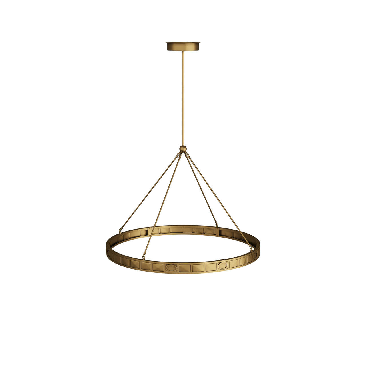 Arteriors Home Empire Chandelier Antique Brass