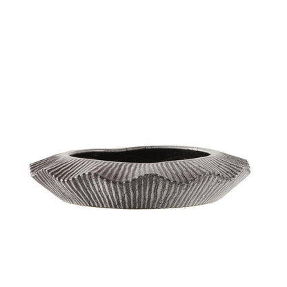 Arteriors Home Escada Planter Platinum Crackle, Clear