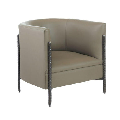 Arteriors Home Escondido Lounge Chair Dove Leather
